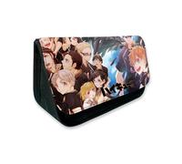 DHUAOPCK for Haiky-uu!! Pencil Box, Kids Large Capacity Stationery Pen Case, Large Capacity Pencil Case Pouch for School Office Teen Boy Girl, Printed(A1)