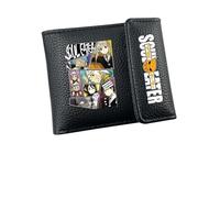 DHUAOPCK for So-ul Eat-er Wallet with Pocket, FashionWallets with Multiple Card Slots, Birthday Gift for Fans Boys Girls, Faux(A1)