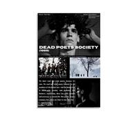 DHUQWEYWQEB Dead Poets Society3 Poster Wall Art Canvas Cover Vintage Aesthetic Poster Home Decor for Living Room Bed Room 24x36inch(60x90cm) Unframe-style