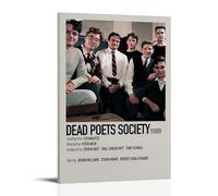 DHUQWEYWQEB Dead Poets Society6 Poster Wall Art Canvas Cover Vintage Aesthetic Poster Home Decor for Living Room Bed Room 16x24inch(40x60cm) Frame-style