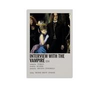 DHUQWEYWQEB Interview with The Vampire 12 Poster Wall Art Canvas Cover Vintage Aesthetic Poster Home Decor for Living Room Bed Room 08x12inch(20x30cm) Unframe-style