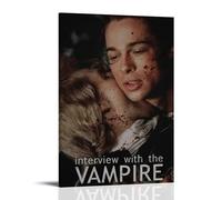 DHUQWEYWQEB Interview with The Vampire 13 Poster Wall Art Canvas Cover Vintage Aesthetic Poster Home Decor for Living Room Bed Room 08x12inch(20x30cm) Frame-style