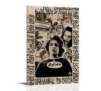 DHUQWEYWQEB Mid90s8 Poster Wall Art Canvas Cover Vintage Aesthetic Poster Home Decor for Living Room Bed Room 12x18inch(30x45cm) Frame-style