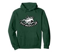DHV Magellan Badge Death Stranding 2 Exclusive for Game Fans Pullover Hoodie, Adult Unisex, Dark Green, Medium