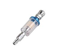 DHVIJA 1/5PCS European Style 1/4'' Water Oil Separator Air Filter Moisture Trap for Compressor Spray Paint Gun Tool Pressure Parts Joyous(AF w PF w SM,1 Pcs)