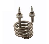 DHVIJA Spiral Stainless Steel Immersion Heater Iron Head Distilled Water Heating Element 220V 380V joyous (Color : 2500W, Size : 220V)