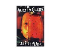 DHWDPO Alice in Chains Rock Music Band Poster Canvas Wall Art Decor Painting for Home Living Room Bedroom 16x24inch(40x60cm) Unframe-style