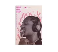 DHWDPO ASAP Poster Rocky Album Long Live ASAP Poster Canvas Wall Art Decor Painting for Home Living Room Bedroom 16x24inch(40x60cm) Unframe-style