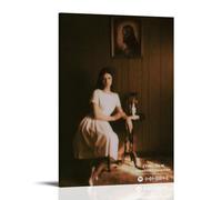 DHWDPO Ethel Cain Poster Preacher's Daughter Album Poster Canvas Wall Art Decor Painting for Home Living Room Bedroom 16x24inch(40x60cm) Frame-style