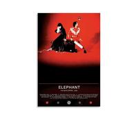 DHWDPO The White Poster Stripes-Elephant-Album Poster Canvas Wall Art Decor Painting for Home Living Room Bedroom 12x18inch(30x45cm) Unframe-style