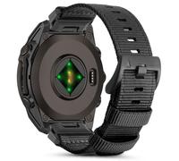 DHWGang 26mm Quick Fit Nylon Wristband Compatible with Fenix 8 51MM/7X Pro/7X/6X Pro/6X/5X Plus/5X, Soft Comfortable Waterproof Breathable Durable Straps for Tactix 8 Solar 51mm/Quatix 8 51mm, Black