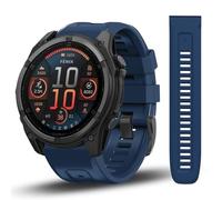 DHWGang 26mm QuickFit Strap Compatible with Fenix 5X/5X Plus/6X/6X Pro/7X/7X Pro/Fenix 8 51MM, Sports Straps for Quatix 8 51mm/ Tactix 8 Solar 51mm Silicone Bracelet, Green, Stone, 26mm QuickFit