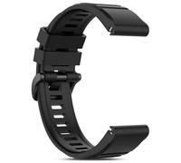DHWGang Silicone Strap Compatible with Fenix 8 51MM/7X/7X Pro/6X Pro/6X/5X/5X Plus, Sports Straps for Quatix 8 51MM/Tactix 8 Solar51MM, 26mm Quick Fit, Black/White, 26mm Quick Fit, Classic