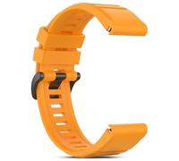 DHWGang Silicone Strap Compatible with Fenix 8 51MM/7X/7X Pro/6X Pro/6X/5X/5X Plus, Sports Straps for Quatix 8 51MM/Tactix 8 Solar51MM, 26mm Quick Fit, Amber/Yellow, 26mm Quick Fit, Classic