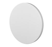 DHYANA COLLECTION Ceramic Poker Chips for Sublimation, 39mm Diameter, Customizable Blank Gaming Tokens, White Pack of 25