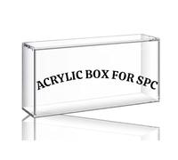 Dhyana Premium Acrylic Display Box Protector for Super Premium Prismatic Collection, Clear Thick Acrylic Display Box, Strong Magnetic Lid , Exclusive SPC Ultra Holder