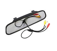 DHYAWUER Rearview Mirror Display Car HD LCD Screen DVD Display Reversing Camera Car Accessories