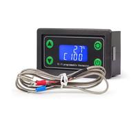 DHYAWUER Tuya WiFi High Temperature Controller Digital Programmable Thermostat K-Type Thermocouple -99-999 Degrees ZFX-TW01