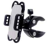 DHYSTAR Cell Phone Holder Mount Clip for Golf Cart,Golf Pull Push Cart,Music Microphone Mic Stand,Bike/Scooter,Stroller,Wheelchair Walker,Boat,Adjustable Clamp Fits Most Smart Phones