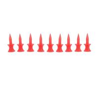 DHYUACN Golf Tees 50Pcs Professional Golf Tees Perfect For Teeing The Ball Improve Accuracy Training 25MM 0.98' Castle Green Golfer Accessory(Red)