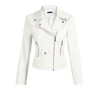 DHYUACN Spring and Autumn Pu Material Leather Jacket | Women's Leather Jacket Waterproof Motorcycle Bomber Jacket
