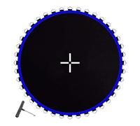 DHYUACN Trampoline Mattress Trampoline Replacement Mat Workout Shock Absorbent Accessory Equipment Outdoor Family Jumping Cloth(Blue 48 Buckle)