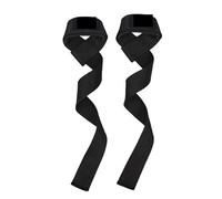 DHYUACN Weight Lifting Wrist Straps 1Pair Weightlifting Wrist Straps Sport Grip Strap Cellular Silicone Non-Slip Gym Hard Pull Strength Training Unisex(B1 Black)