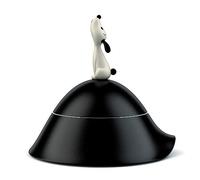 Alessi lula dog bowls Black