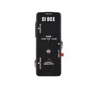 DI Box for Guitar Guitars Pedal Effects Pedal Direct Box Ultra Low Distortion Electric Guitar Effect Pedal Balanced Unbalanced DC 9V for Live Performance Home Practice