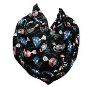 Di Capanni British writers women black book scarf Virginia Woolf Agatha Christie Jane Austen Pride and Prejudice Mrs Dalloway, Black, Medium