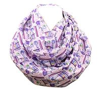 Di Capanni Science chemistry infinity Scarf for women teacher pharmacist engineer biology nerdy student geek, Lila, One Size