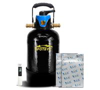 DI car wash filter 10L with Bypass Outlet Mode deionized water Spotless Spot free car wash system with Brand Resin,Fit for Car/RV/Motorcycles/Window Cleaning (Black-917)