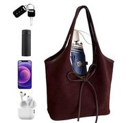 Di Carrier Grinding - Women's Accessory Loop Fashioni Pocket for Elegant Shoulders | Daily Shoulder Bag Design, Wedding Bag for Events, for Walking, Wine Red, riferimento alla descrizione