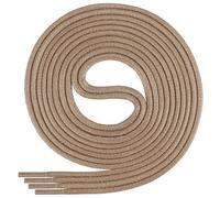 Di Ficchiano round waxed shoelaces for business, suit and leather shoes, diameter 2 - 4 mm, lengths 45 cm - 200 cm, highly tear-resistant, made in Europe, Adult (Unisex), Warm beige, 150 cm / ø 4mm