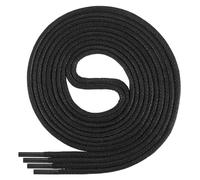 Di Ficchiano round waxed shoelaces for business, suit and leather shoes, diameter 2 - 4 mm, lengths 45 cm - 200 cm, highly tear-resistant, made in Europe, Adult (Unisex), Black , 190 cm / ø 4mm