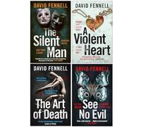 DI Grace Archer Series 4 Books Collection Set By David Fennell (The Silent Man, A Violent Heart, The Art of Death & See No Evil)