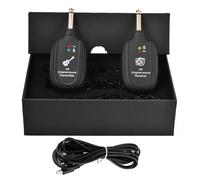 Di Guitarra Wireless - Digital Transmitter Receiver | 2.4 GHz Cordless Signal Transmission, Rechargeable Lithium Battery, Transparent Portable Device for Vio Keyboard