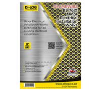 Di-Log Dlcmew182 Minor Works Electrical Installation Certificate