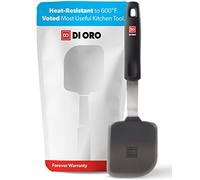 DI ORO® Designer Series Everyday Flexible Silicone Turner Spatula - 315°C Heat-Resistant Rubber Kitchen Spatula - Versatile Silicone Spatula - BPA Free, FDA Approved, and LFGB Certified
