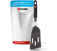 DI ORO® Designer Series Flexible Silicone Turner Spatula - 315°C Heat-Resistant Rubber Kitchen Fish Slice - Versatile Silicone Spatulas - BPA Free & LFGB Certified - Dishwasher Safe