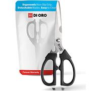 DI ORO® High-Carbon Stainless Steel Multi-Purpose Kitchen Scissors - Heavy Duty Come-Apart Kitchen Shears - Surgical Grade Utility Scissors for The Kitchen and Home - Dishwasher Safe, Easy to Clean