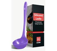 DI ORO Silicone Ladle - Soup & Serving, 600F Heat Resistant, Lavender | Wide bowl holds a full portion in one scoop; Won't scratch nonstick pots and pans; BPA-free and dishwasher safe