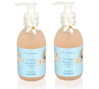 Di Palomo Orange Blossom & Honey Liquid Soap Multipack 2 X 240ml | Moisturising Hand Wash | Hand Dispenser | Skin Care Antibacterial | Handwash Liquid Gel Health and Beauty Gifts