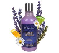 Di Palomo Vegan Tuscan Dreams Bath Essence 300ml. Foaming Bubble Bath. Luxury Shower Gel & Body Wash with Nourishing Skin Care. Bath Foam Gifts for Her. Relaxation Gifts for Women.