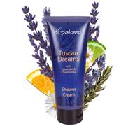 Di Palomo Vegan Tuscan Dreams Shower Cream 200ml. Moisturising Lavender Shower Cream. Luxury Body Wash & Shower Gel with Skin Care and Calming Lavender & Chamomile. In Shower Moisturiser.