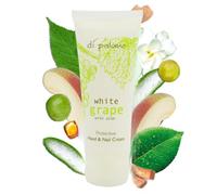 Di Palomo Vegan White Grape & Aloe Hand & Nail Cream 75ml. Hand Moisturiser & Cuticle Cream. Hand Cream for Very Dry Hands. Ladies & Mens Hand Cream. Hand & Nail Care Moisturiser with Skin Care.