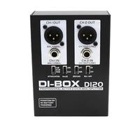DI20 Sound Active BOX Professional 2 Channel Box/Splitter For Stage Studio Converts Unbalanced To Balanced Sound Splitter