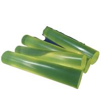 Dia 2-60mm Solid PU Polyurethane Round Bar Length 300mm 500mm Elastic Rubber Construction Machinery Shock Absorbing Rod Sticks