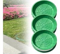 DIA 50 60 70 80 Cm Circular Green Resin Manhole Cover, Commercial Grass Top Recessed Inspection Lid For Street Greening, Invisible Manhole Covers(3 pcs,DIA 40CM)