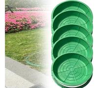 DIA 50 60 70 80 Cm Circular Green Resin Manhole Cover, Commercial Grass Top Recessed Inspection Lid For Street Greening, Invisible Manhole Covers(5 pcs,DIA 80CM)